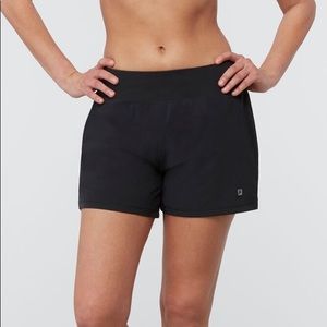 Fila Double Layer Shorts Black Small